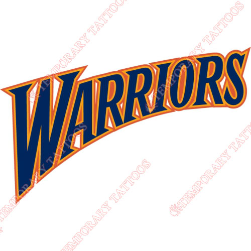 Golden State Warriors Customize Temporary Tattoos Stickers NO.1012